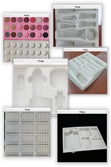 Separate Round 70g 80g Thickened Egg Yolk Crisp Dessert Cake Packaging Box DIY Baking Blister Baking Plastic Food Packaging