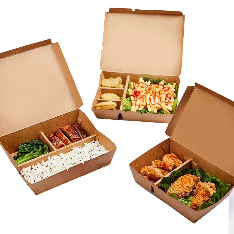 Wholesale Custom Logo Kraft Food Box Baking Food Paper Packaging
