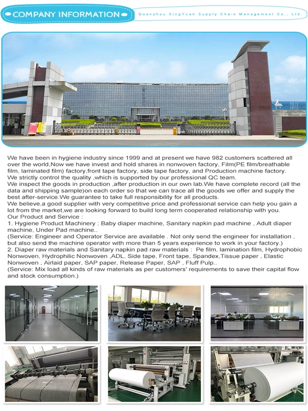 Quanzhou Supplier Sanitary Napkin Raw Material Silicone Release Paper