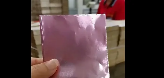 Custom Colored 20X20 Cm Chocolate Wrappers for Candy Bars 