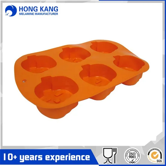 Pumpkin Silicone 6 Cavity Oven Baking Cake Mold 