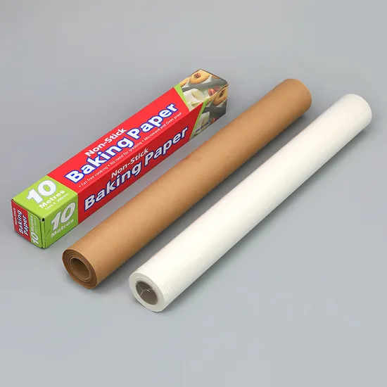 Factory Food Grade Greaseproof Custom Size Silicone Paper Baking Paper for Cooking High Temperature Parchment Baking Paper Sheets 