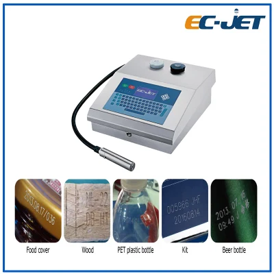 Expiry Date Coding Machine Inkjet Printer for Troche Bag (EC