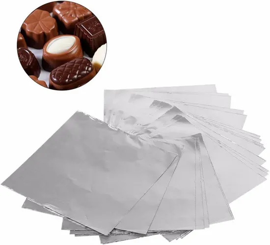 Luxury Gold Foil Candy Wrapper Packaging Aluminum Sheets 6