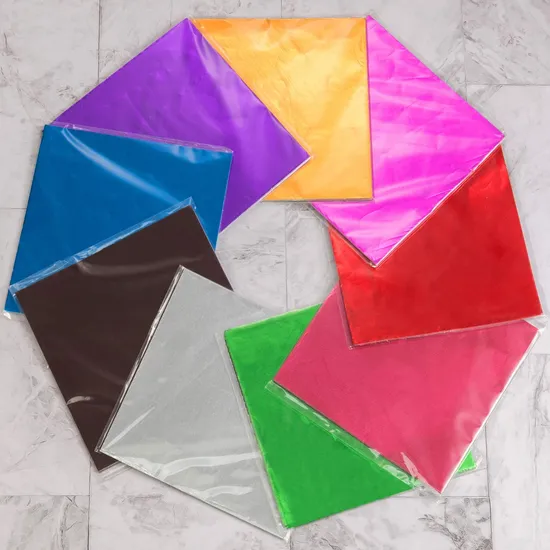 Premium Custom Printed Aluminium Foil Sheets for Chocolates 