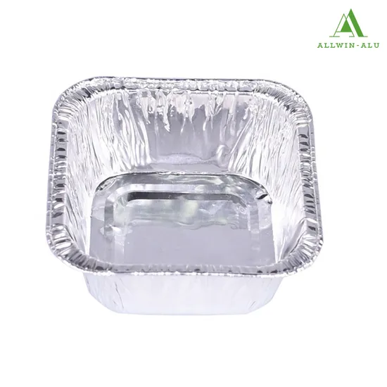 C18 Factory Directly Kitchen Catering Takeaway Food Packaging Foil Baking Tray/Pan Disposable Lunch Box Aluminum Foil Container with Foil Lid 
