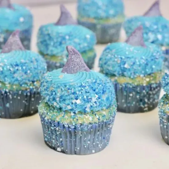 Colorful and Decorative Sprinkles: (used for cake and dessert decoration) : Confetti / Sequins: Pearl Orange 