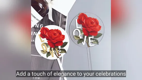 Elegant Birthday and Wedding Cake Decoration for Happy Celebrations 