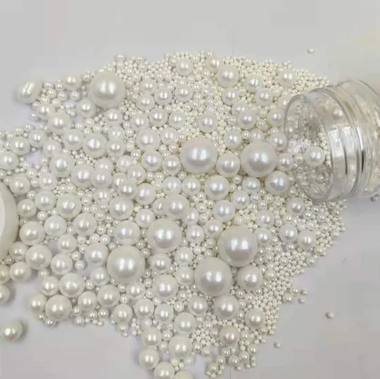 Edible Sugar Pearls as Cake Decoration Suggar Beads for Wholesale in Bulk Quantity 